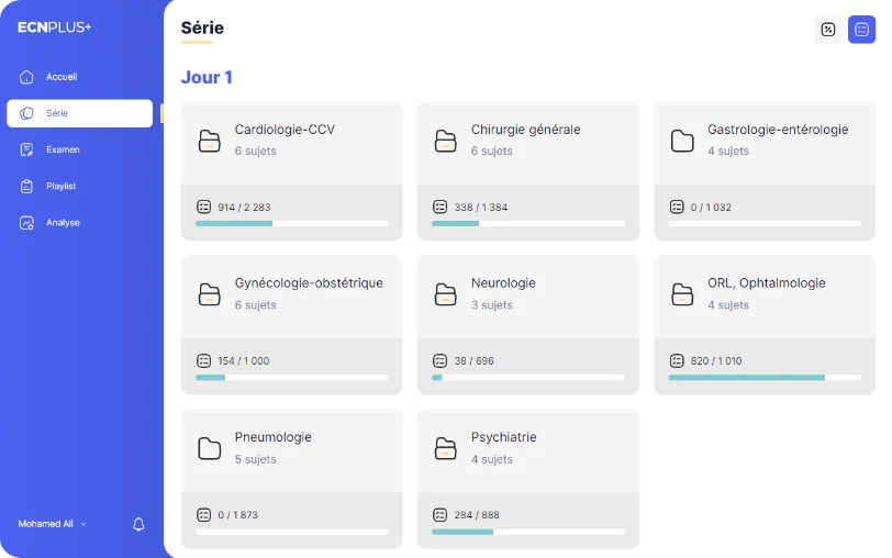 ECNplus+ banque de QCM